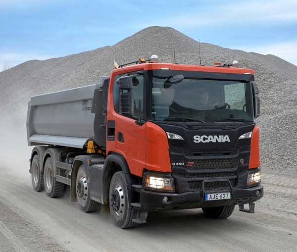 dump truck scania