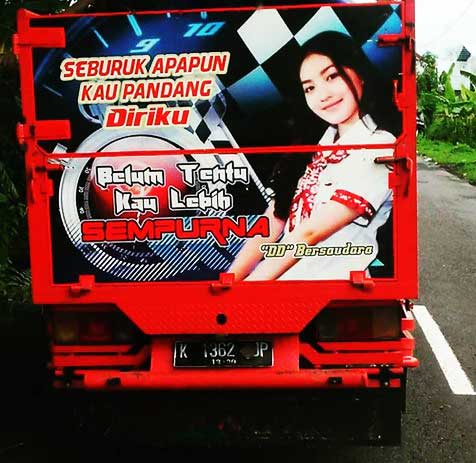 kata sopir truk gambar artis